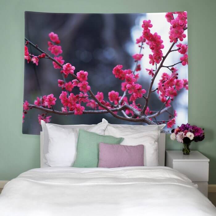 Wandbehang "Chinese Flowers"