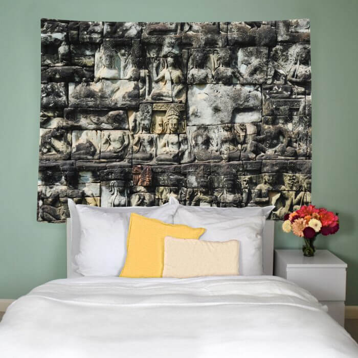 Wandbehang ''Terrace Of The Elephants Reliefs''