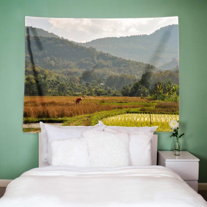 Wandbehang ''Laotian Farmer''